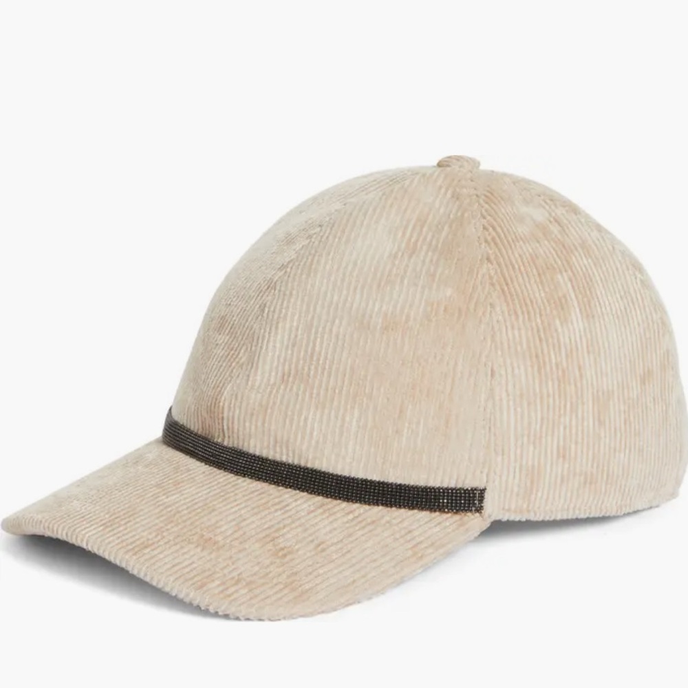 Brunello cucinelli corduroy cap. New with tags.100% authentic